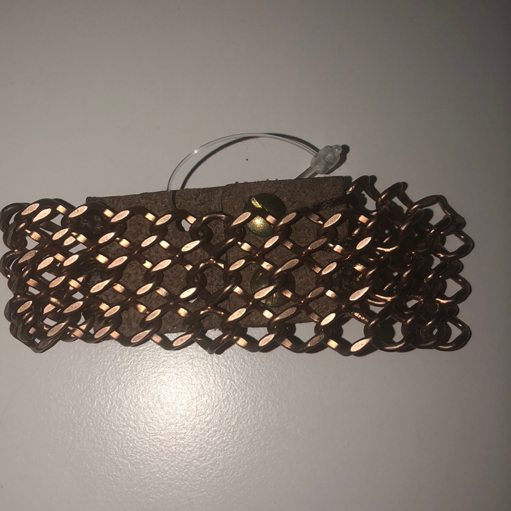 LF NWT Adjustable Bronze Chain Bracelet